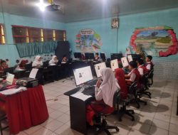 Hari Pertama, UPT SPF SDI Batua I Makassar Laksanakan Gladi Bersih ANBK 2024