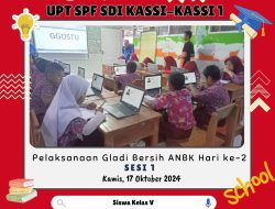 UPT SPF SDI Kassi-Kassi 1 Makassar Sukses Gelar Gladi Bersih ANBK 2024