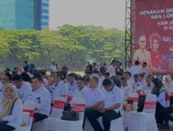 Kadis Perkim Makassar Hadiri Acara Gerakan Makan Telur dalam Rangka HUT Sulsel ke-355