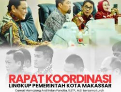 Camat Mamajang Bersama Lurah se-Kecamatan Hadiri Rapat Koordinasi di Balaikota Makassar