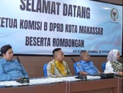 Perkuat Sinergi, Dirut PDAM Makassar Beni Iskandar Bersama Jajaran Direksi Sambut Peninjauan Komisi B DPRD