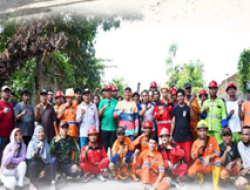 Program Sabtu Bersih Kembali Dilakukan Di Kanal Bhayangkara