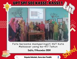 UPT SPF SDI Kassi-Kassi 1 Makassar Peringati HUT Kota dengan Tarian, Kue Tradisional, dan Permainan Rakyat