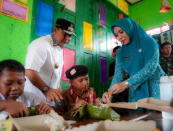 Pj Ketua PKK Sulbar Hadiri Simulasi Makan Gizi Gratis di SMPN 1 Pasangkayu
