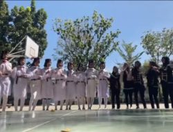 Pelajar UPT SPF SMP Negeri 15 Makassar Gelar Latihan Paskibra