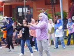 Staf Kecamatan Biringkanaya dan 11 Kelurahan Lakukan Senam Kebugaran Jasmani