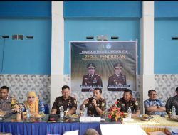 Kegiatan Peduli Pendidikan di UPT SPF SMPN 22, Kejati Sulsel Perkenalkan Profesi Jaksa pada Siswa