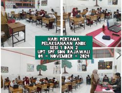 Hari Pertama Pelaksanaan ANBK di UPT SPF SDN Rajawali Makassar Berjalan Lancar