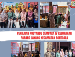 Penilaian Posyandu Cempaka IV di Kelurahan Parang Layang Berlangsung Sukses