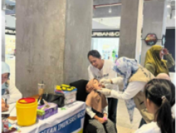 PKM Rappokalling Gelar PIN Polio Dosis 2 di Mal Nipah, 24 Agustus 2024