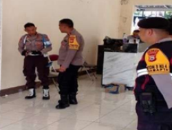 Polsek Biringkanayya Mengawal 5 Unit Truk Box Pengangkutan Logistik Pilkada