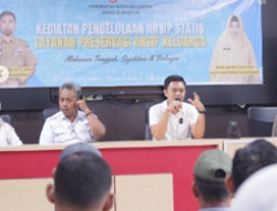 Sekcam Biringkanaya Buka Sosialisasi Pengelolaan Arsip Statis