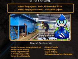 Pengurasan IPA 3 Antang, PDAM Makassar Imbau Pelanggan Siapkan Air