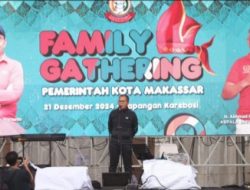 Wali Kota Danny Hadiri Family Gathering Pemkot Makassar di Lapangan Karebosi