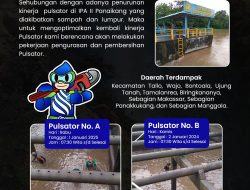 Selama dua hari berturut-turut, PDAM Makassar Optimalkan Pulsator IPA II Panaikang