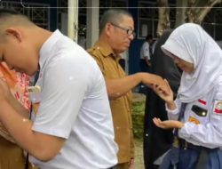 Sambutan Hangat di Pintu Gerbang, Tradisi Positif di UPT SPF SMPN 36 Makassar