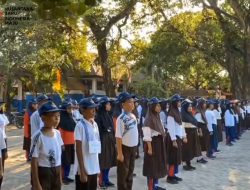 Pelajar UPT SPF SMPN 25 Makassar Gelar Upacara Setiap Senin, Kepala Sekolah Sampaikan Harapan