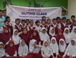 Outing Class di Perpustakaan Ibu dan Anak, Tingkatkan Minat Baca Siswa UPT SPF SDI Rappokalling 2 Makassar