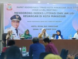 Plt Kadis Kominfo Kota Makassar Paparkan Inovasi TI dalam Akses Keuangan pada Rakor TPAKD 2024