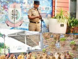 Camat Bontoala Pimpin Apel Pagi, Tekankan Kedisiplinan dan Pelayanan Ikhlas