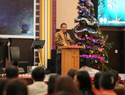 Hadiri Perayaan Natal Oikumene, Bahtiar Ajak FKGM Jaga Keharmonisan dan Kelola Potensi Pertanian, Kelautan dan Perikanan