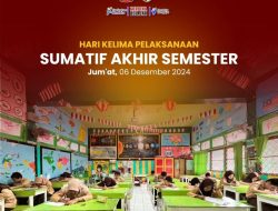 Hari Kelima Pelaksanaan Sumatif Akhir Semester di UPT SPF SDN Kalukuang I Makassar