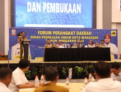 Buka Forum Perangkat Daerah Dinas Pekerjaan Umum Makassar, Irwan Rusfiady Tekankan Infrastruktur Berkelanjutan