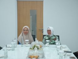 Indira Yusuf Ismail Dampingi Melinda Aksa dalam Kunjungan dan Diskusi di Kantor TP PKK Kota Makassar