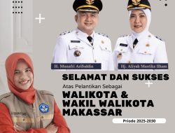 Kepala UPT SPF SDI Pannampu 2 Makassar Ucapkan Selamat atas Pelantikan Wali Kota dan Wakil Wali Kota Makassar 2025-2030
