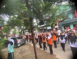 UPT SPF SMPN 10 Makassar Rutin Gelar Kegiatan Jumat Pagi: Senam dan Ceramah Agama