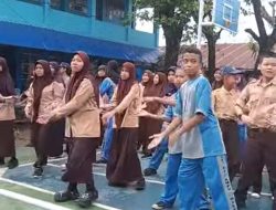 UPT SPF SMPN 21 Makassar Gaungkan Semangat Sehat dengan Program Senam Anak Indonesia Hebat