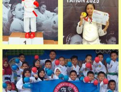 Prestasi Gemilang! Dua Siswi UPT SPF SDN Bawakaraeng 1 Makassar Sabet Emas di Kejuaraan Karate