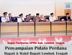 DPRD Loteng Gelar Rapat Paripurna Agenda Penyampaian Pidato Perdana Bupati dan Wakil Bupati Periode 2025-2030