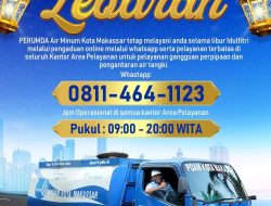 PDAM Makassar Siapkan Posko Lebaran untuk Layani Pelanggan Selama Libur Idul Fitri 2025