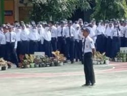 Siswa UPT SPF SMP Negeri 15 Makassar Gelar Upacara Rutin Setiap Senin