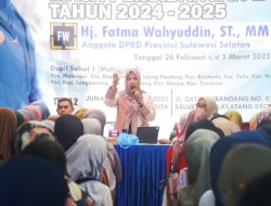 Anggota DPRD Sulsel, Hj. Fatma Wahyuddin Serap Aspirasi Warga Kelurahan Lalatang dalam Reses