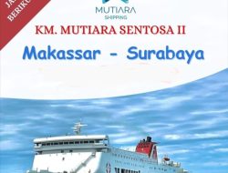 Yukk Mudik! Kapal Mutiara Sentosa II Hadir dengan Harga Terjangkau Makassar-Surabaya