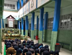 UPT SPF SMPN 10 Makassar Gelar Sholat Dhuha dan Tadarus, Serta Kumpulkan Zakat Fitrah
