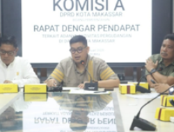 Komisi A DPRD Makassar Gelar RDP Tindak Lanjuti Gudang Diduga Melanggar Aturan