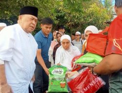 Wagub Sulbar Salim S Mengga Serahkan Bantuan untuk Korban Kebakaran di Desa Karama Tinambung