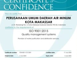 PDAM Makassar Raih ISO 9001: Bukti Nyata Transformasi Layanan Berkualitas!