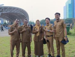 Kepala UPT SPF SMPN 54 Makassar Bersama Guru dan Staf Hadiri Apel Pagi Pasca Idulfitri