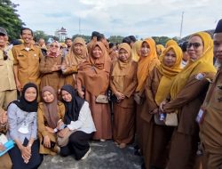 UPT SPF SDN Rappokalling 67/1 Makassar Ikuti Apel Pagi Pasca Libur Lebaran di Lapangan Karebosi