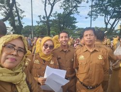 Guru dan Tenaga Kependidikan SDI Layang Bertingkat Ikuti Apel Pagi Pasca Libur Lebaran Bersama Wali Kota Makassar