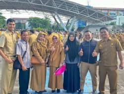 Kepala UPT SPF SDI Batua I Makassar Hadiri Apel Pagi Pasca Idulfitri Bersama Jajaran Pemkot Makassar