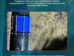 PDAM Makassar: Pengerjaan Pipa Bocor di Depan UIM Tuntas, Normalisasi Distribusi Air Dimulai