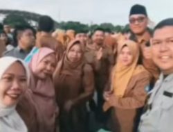 Kepala UPT SPF SDN Kalukuang 1 Makassar Hadiri Apel Pagi Pasca Idulfitri di Lapangan Karebosi
