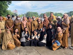 Semangat Baru Pasca Lebaran, Kepala SMPN 46 Makassar Hadiri Apel Pagi Pemkot