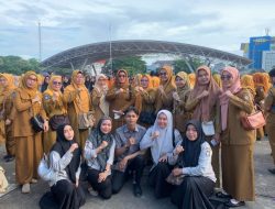 Kepala UPT SPF SDN Lanto Dg. Pasewang dan Jajaran Ikuti Apel Pagi Pasca Idulfitri di Lapangan Karebosi