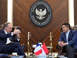 Seskab RI dan Dubes Prancis Matangkan Persiapan Kunjungan Kenegaraan Presiden Macron